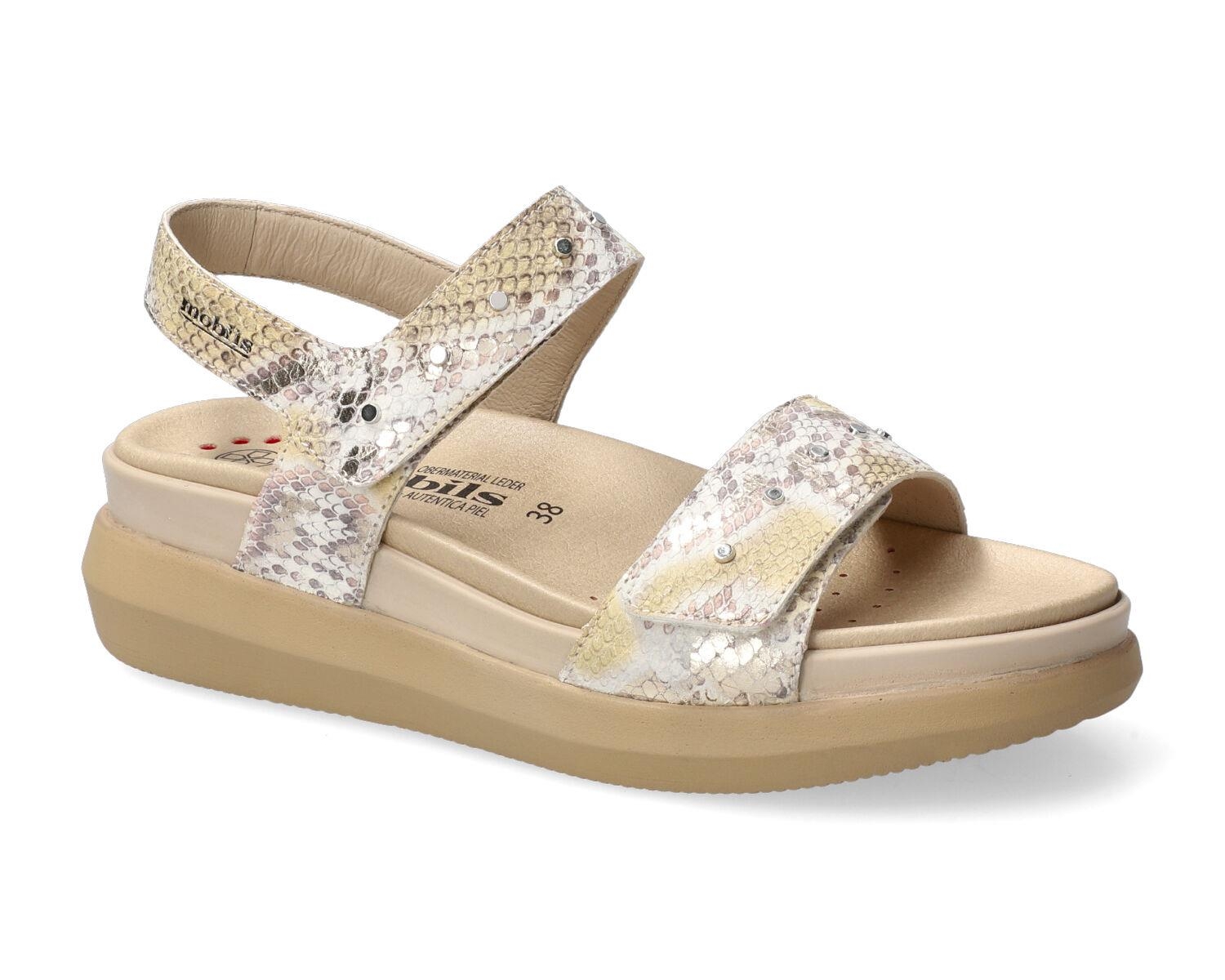 sandales femme modèle Farra Jaune - Mephisto